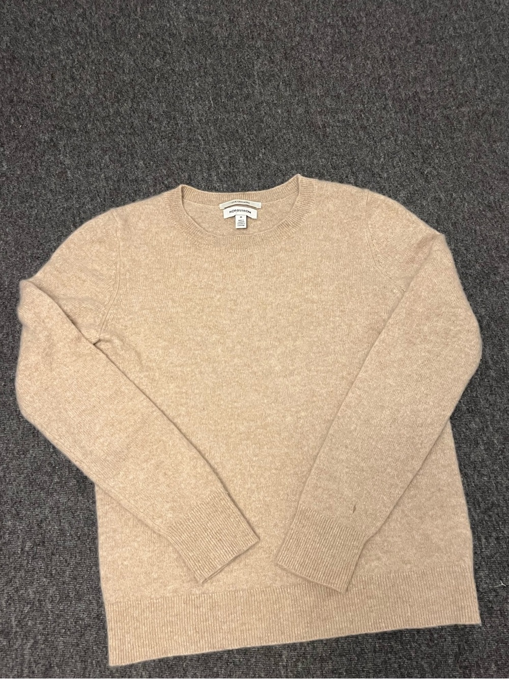 WoMen's Cashmere Crewneck Sweater - Beige